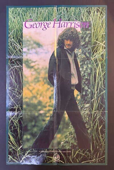 GEORGE HARRISON Self Titled ORIGINAL 1979 PROMO POSTER Vintage Rare DARK HORSE