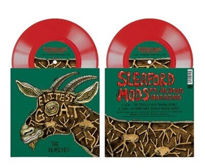 SLEAFORD MODS x THE PRODIGY Elitest G.O.A.T. RED VINYL SOLD OUT 500!!! PRE ORDER