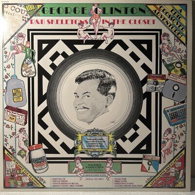 George Clinton R&B Skeletons In The Closet 1986 NM ST-12481 w/inner sleeve Vinyl