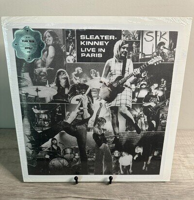 Sleater-Kinney Live In Paris Sealed Import LP Vinyl Indie Rock Alternative