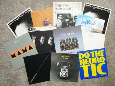 Prog Rock Genesis 12 x 12'' Job Lot Mama Invisible Touch I Can't Dance Tonight