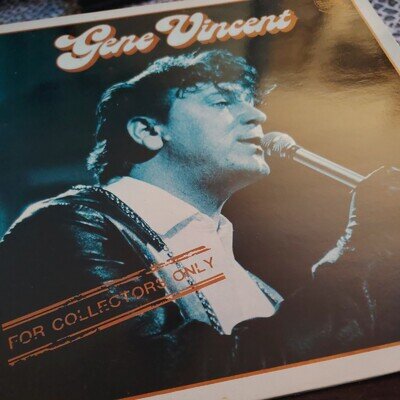 GENE VINCENT ‎– UK 1984 Live LP: For Collectors Only. Magnum Force MFN-020