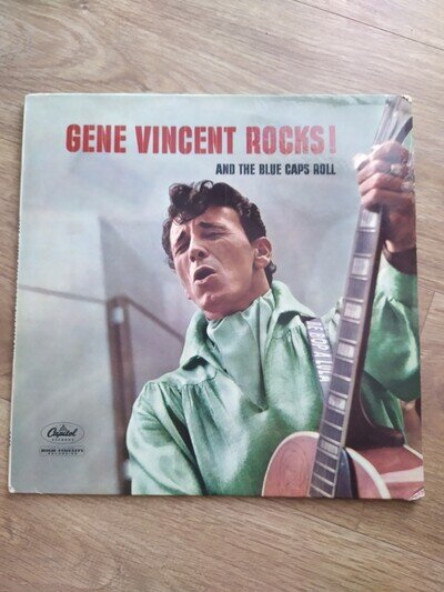 Gene Vincent Rocks! And The Blue Caps Roll Vinyl Record