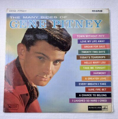 Vinyl 1962 Gene Pitney 'The Many Sides of Gene Pitney' LP 12" United Artists