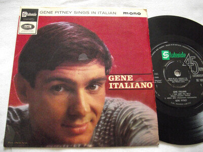 GENE PITNEY ~ GENE ITALIANO ** 1965 UK STATESIDE 7" EP