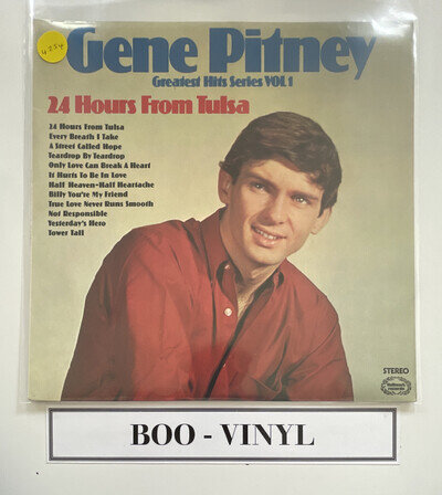 Gene Pitney Greatest Hits Vol 1 24 Hours from Tulsa SHM 842 Ex / Ex