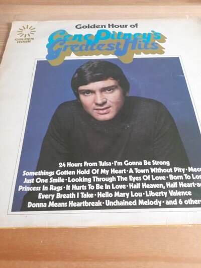 GENE PITNEY GOLDEN HOUR OF GENE PITNEYS GREATEST HITS VINYL LP GH 805