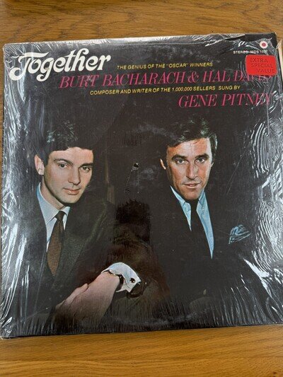 Gene Pitney, Burt Bacharach & Hal David, Together, 1968 Music MDS 1037