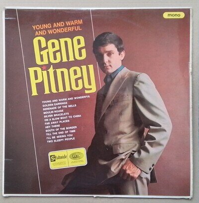 GENE PITNEY VINYL LP - YOUNG, WARM AND WONDERFUL STATESIDE 1966 VG,CONDITION