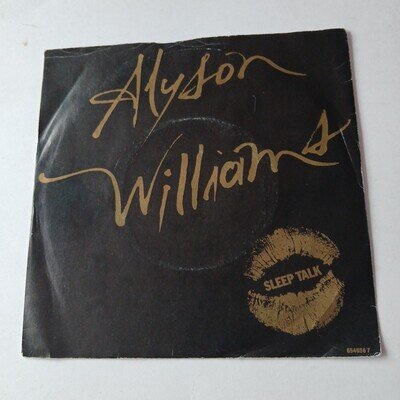 Alison Williams 'Sleep Talk' 7" Vinyl Single. Very Good Condition