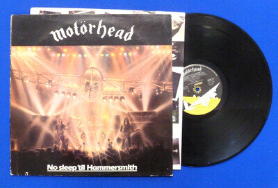 MOTORHEAD-NO SLEEP 'TIL HAMMERSMITH 1981 LP + INNER