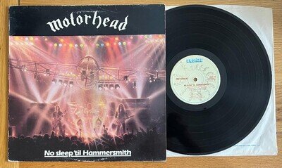 MOTORHEAD : NO SLEEP TIL HAMMERSMITH Vinyl LP BRON 535 A1 B1 best
