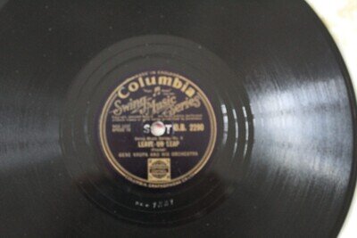 GENE KRUPA & HIS ORCHESTRA 78 LEAVE US LEAP / THAT DRUMMER'S BOY