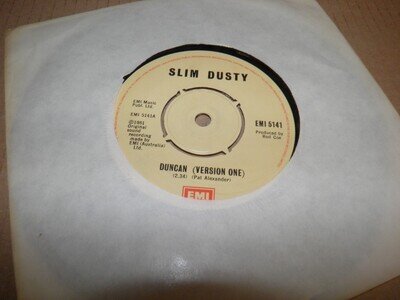 SLIM DUSTY- DUNCAN VINYL 7" 45RPM P