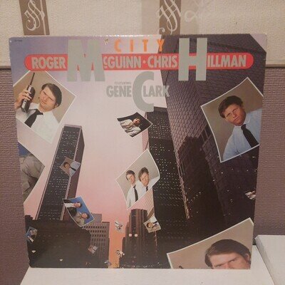 Roger McGuinn & Chris Hillman With Gene Clark Ex-Byrds "City" 12"LP 1980 COO USA