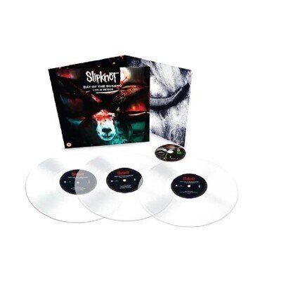 SLIPKNOT - DAY OF THE GUSANO (2017 3 X LP + DVD) NEW MINT & SEALED CLEAR VINYL