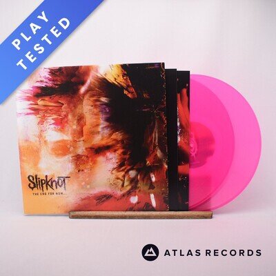 Slipknot The End For Now... Pink [Neon Pink] 2 x LP Album Vinyl Record - EX/NM