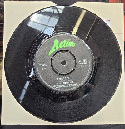 Gene Chandler - I Can't Save It - Action Records - 7 Inch Single