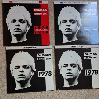 Gary Numan - 1978/1979 VOL 1,2,3 yellow red blue all mint unplayed(bonus)