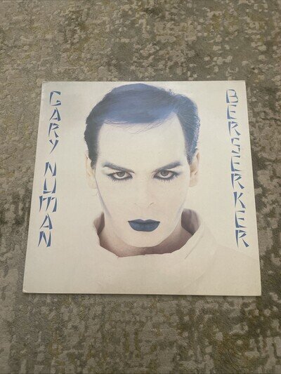 GARY NUMAN berserker VINYL LP RECORD NUMA 1001 uk 1984 + inner