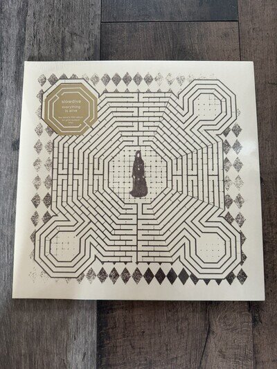 Slowdive Everything Is Alive Gold Opaque Vinyl LP Gatefold Sleeve New & Sealed