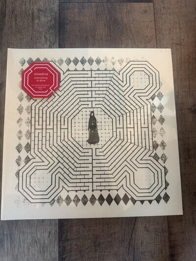 Slowdive Everything Is Alive Apple Red Vinyl LP Gatefold Sleeve Sealed 500 Only