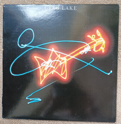 Greg Lake- self titled vinyl LP 1981 with Gary Moore Test Played 626