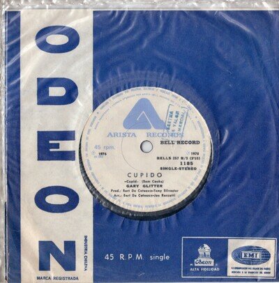 GARY GLITTER: Cupido/Personalidad - CHILE - 7": VERY GOOD