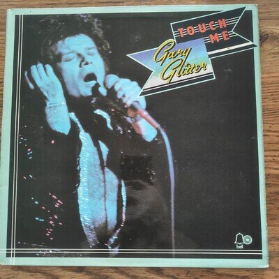 Gary Glitter Album Vinyl Record Touch Me 1970s Glam Rock Scene Pop Chart Music