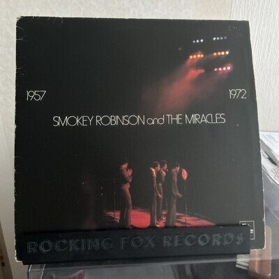 SMOKEY ROBINSON & THE MIRACLES - 1957-1972 "LIVE" - Vinyl Gatefold - EX/VG