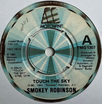 Smokey Robinson - Touch The Sky - 7” Vinyl Single
