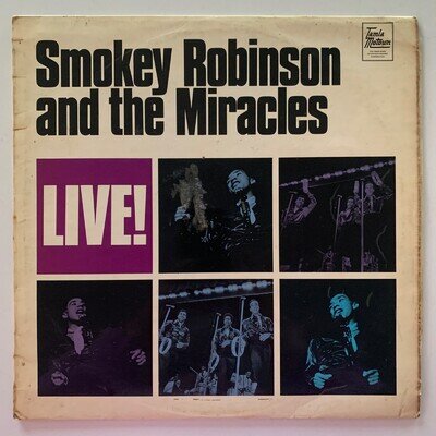 Smokey Robinson And The Miracles – Live! - 1969 Vinyl LP - Good (G+/G+)