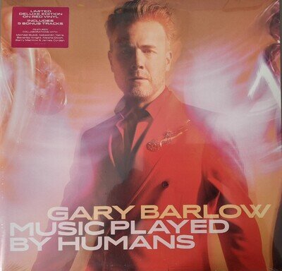 Gary Barlow - Music Played By Humans Polydor Red Viny 2LP 2020 Brand New Sealed