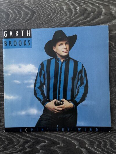 Garth Brooks Ropin' The Wind 1st EU Press Vinyl LP