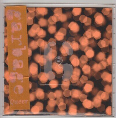 Garbage – Queer - 7" UK Brit Pop in Hard Plastic Etched Cover With Insert Cover