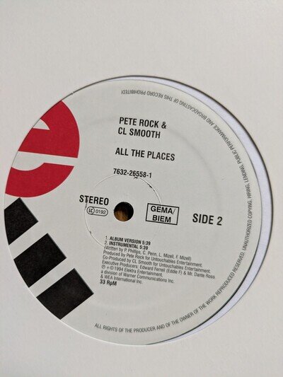 Pete Rock & CL Smooth - In The House / All The Places - 90s Rap Rare!