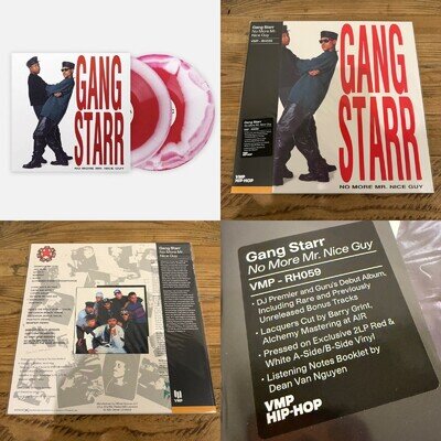 GANG STARR 🔸 NO MORE MR NICE GUY 🔸 VMP / VINYL ME PLEASE 🔸 RED COLOUR 🔸 NEW