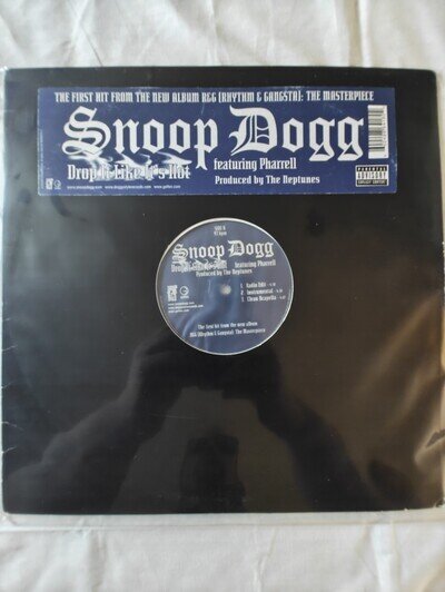 Snoop Dogg featuring Pharrell - Drop It Like It's Hot (12" Single, 2004 Geffen)