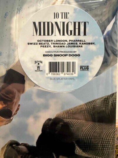 Snoop Dogg - 10 Til' Midnight (LP) (Mint (M)) - Mint (M)