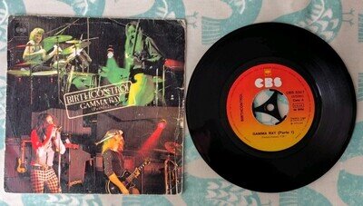 7in Vinyl Single Birth Control Gamma Ray CBS 3327 Spanish Copy