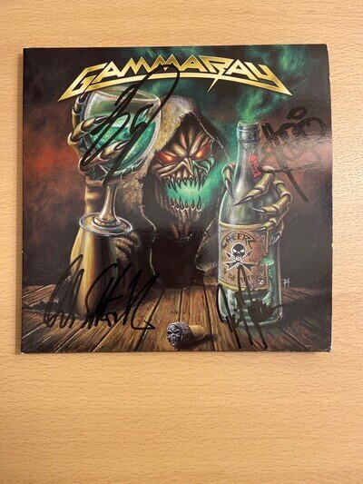 Gamma Ray limited edition autographed album to the metal 7'' vinyl