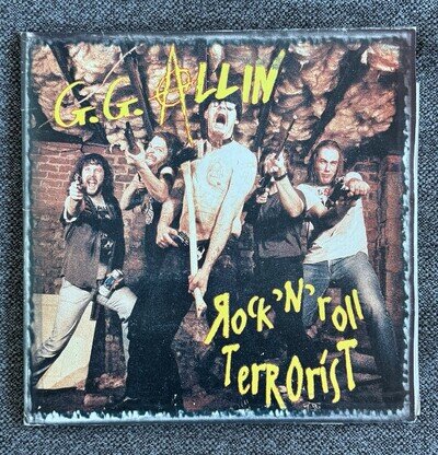GG Allin Rock 'N' Roll Terrorist Double Vinyl, Munster Records