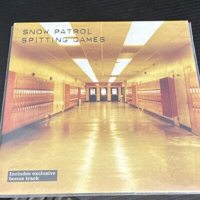 Snow Patrol Spitting Games 7" Vinyl Single w/ Exclusive Bonus Track Polydor 2004