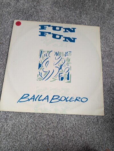 Fun Fun Baila Bolero 12-inch Vinyl Single Excellent Condition