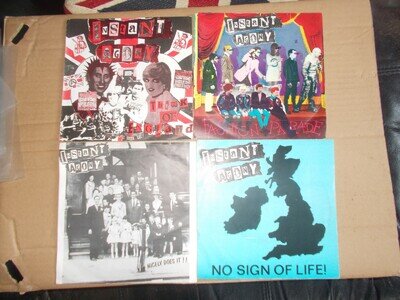 Instant Agony 7'' Lot Punk No Future Riot City Secret Varukers Chaos UK Ejected