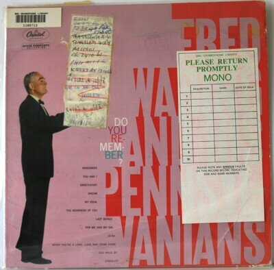 FRED WARING AND THE PENNSYLVANIANS "DO YOU REMEMBER?" BBC GRAMOPHONE LIBRARY LP