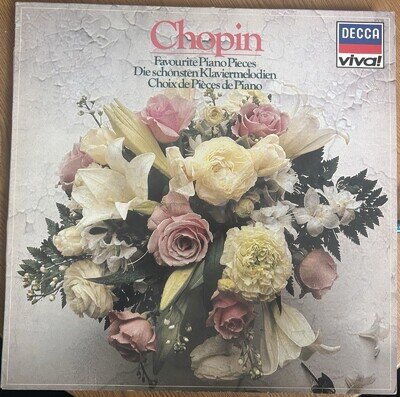 Chopin – Favourite Piano Pieces LP Vinyl Record Decca Viva! VIV 13 Stereo VG+/VG
