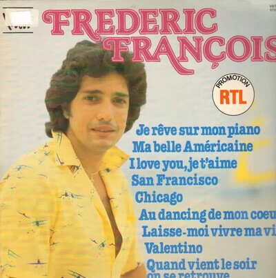 Frédéric François NEAR MINT Vogue Vinyl LP 1980 33 RPM Pop