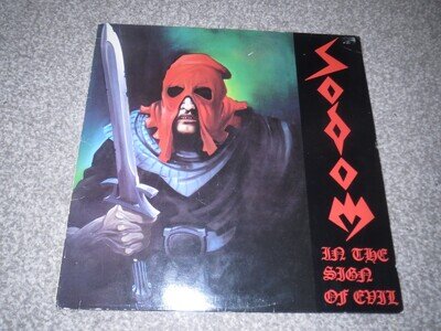 SODOM ~IN THE SIGN OF EVIL~ RARE EARLY PTRESS 12" MAXI EP VINYL USA 1988 BATHORY