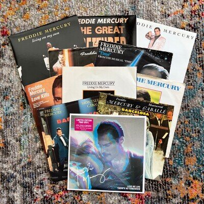 FREDDIE MERCURY Queen 11 x 7" Vinyl Singles Collection Record Store Day RSD Rare